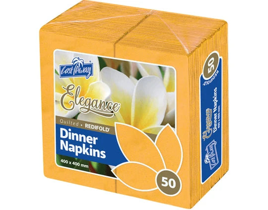 Dinner Napkins Gold RediFold 100PK