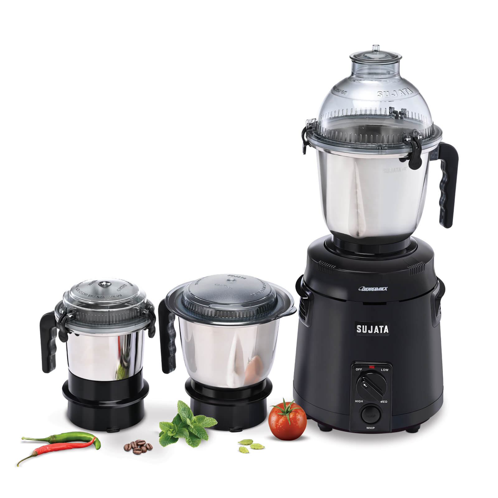 Sujata DYNAMIX Heavy Duty Mixer Grinder ( 3 Jar)