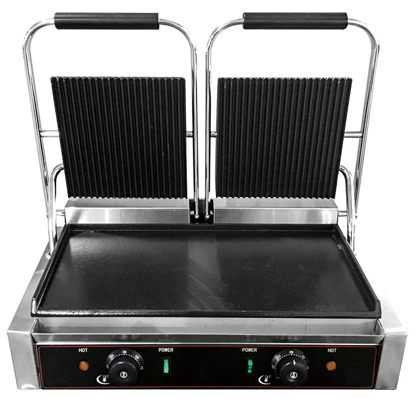 Electric Contact Grill Up Grooved, Down Flat 845*400*210mm