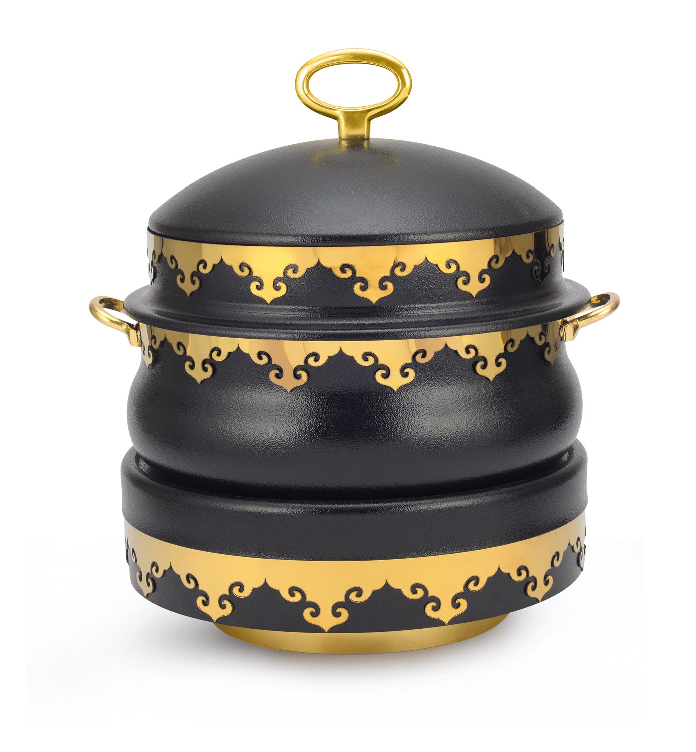 Stainless Steel Round 7 Ltrs Chafing Dish.  (Induction Heater/ Heating Plate Not Included).