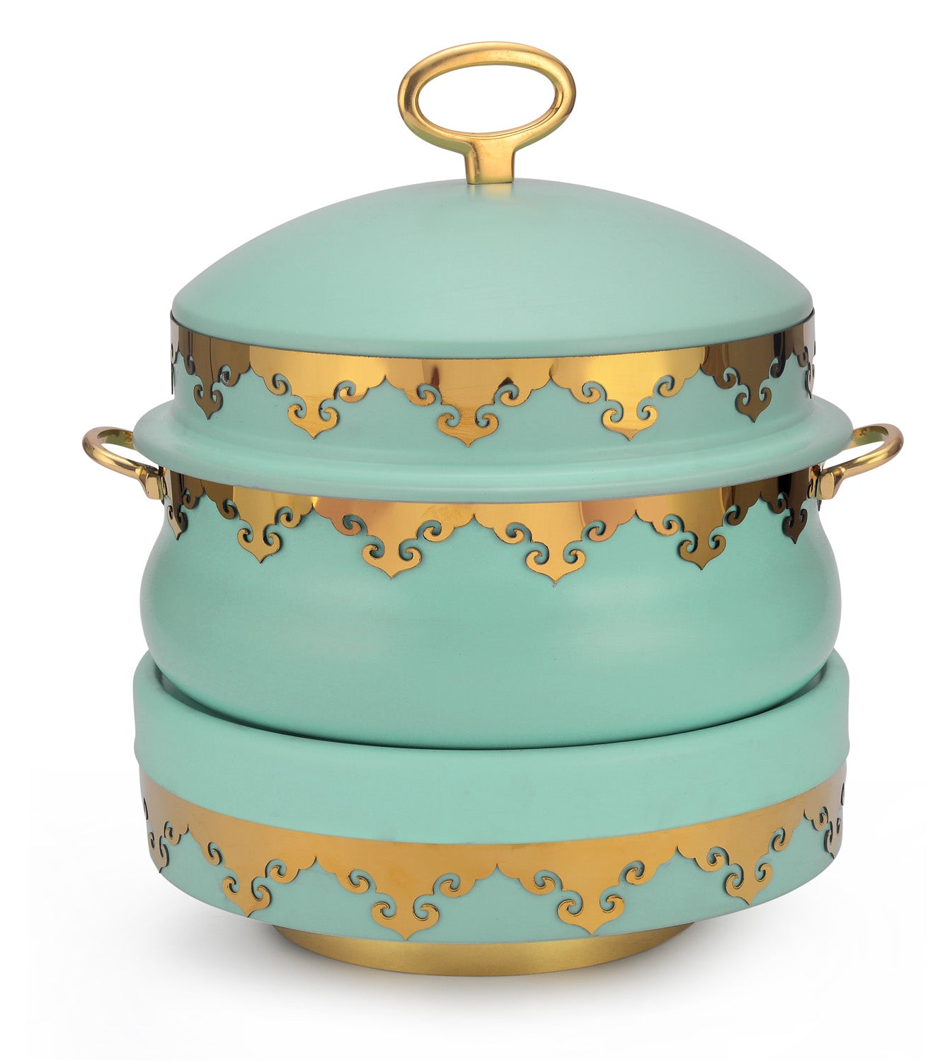 Stainless Steel Round 7 Ltrs Chafing Dish.  (Induction Heater/ Heating Plate Not Included).