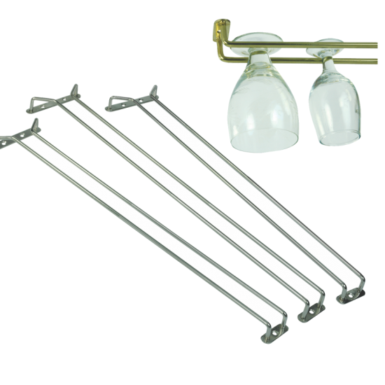 SS Glass Hanger  10" 1PC