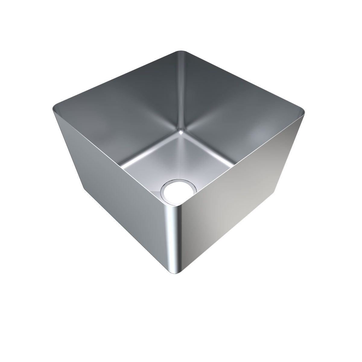 1.2mm Hand Fabricated Sink Bowl, 450x450x300