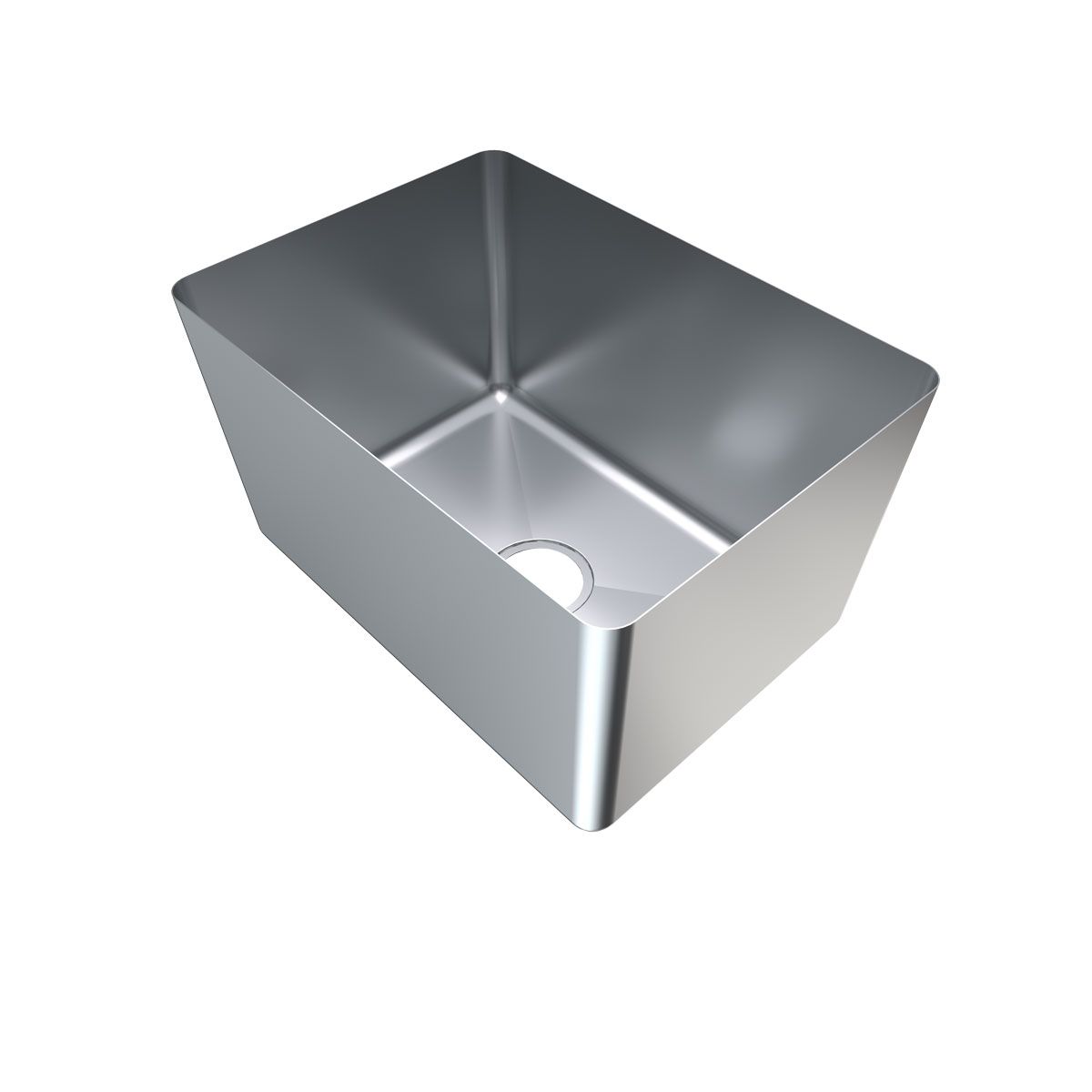 1.2mm Hand Fabricated Sink Bowl, 530x380x300