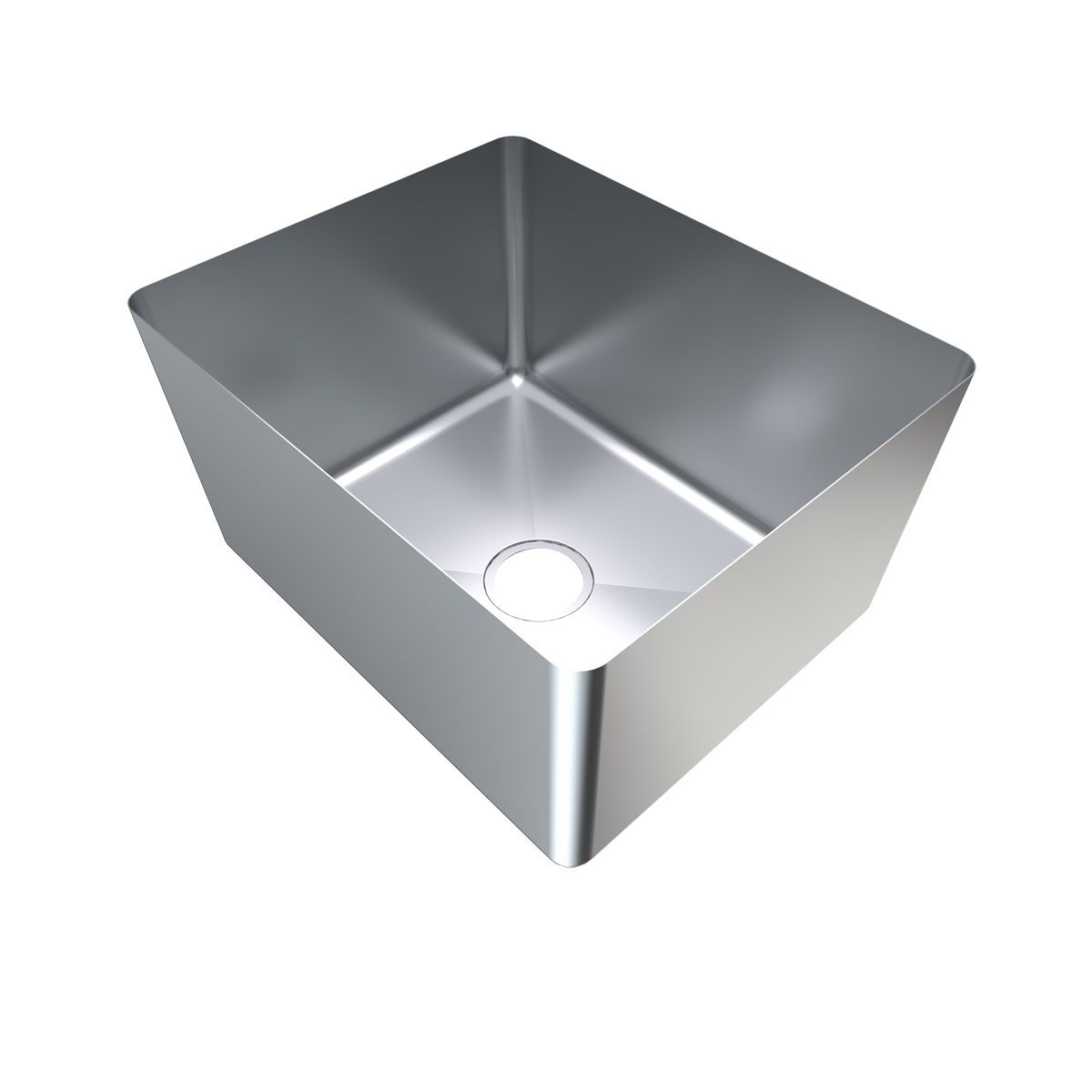 1.2mm Hand Fabricated Sink Bowl, 550x450x300