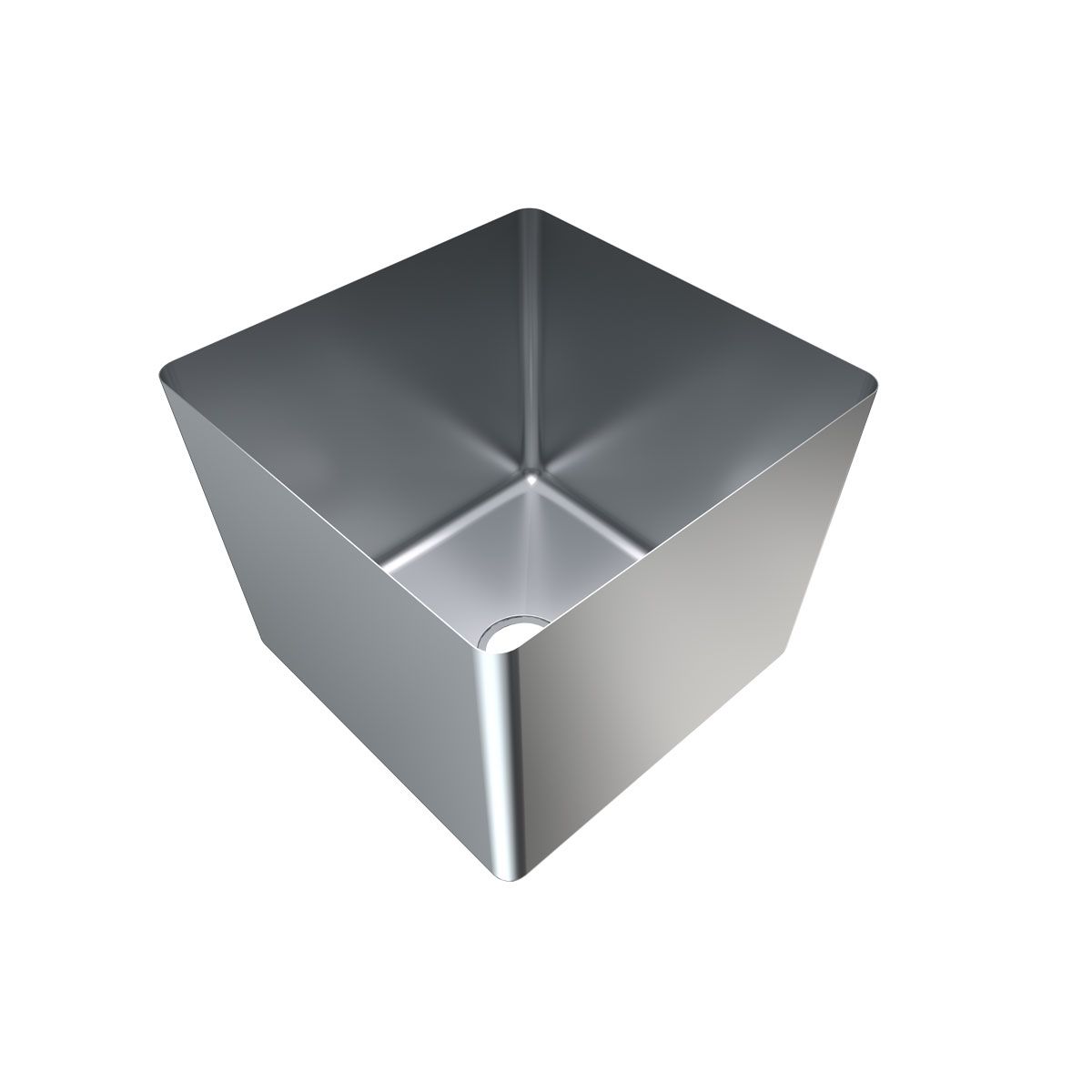 1.2mm Hand Fabricated Sink Bowl, 500x500x400