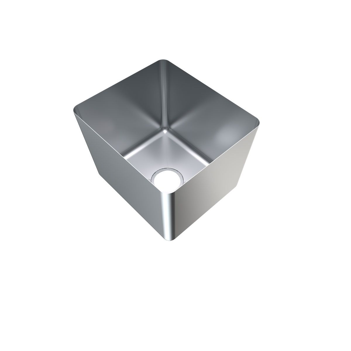 1.2mm Hand Fabricated Sink Bowl, 400x350x250