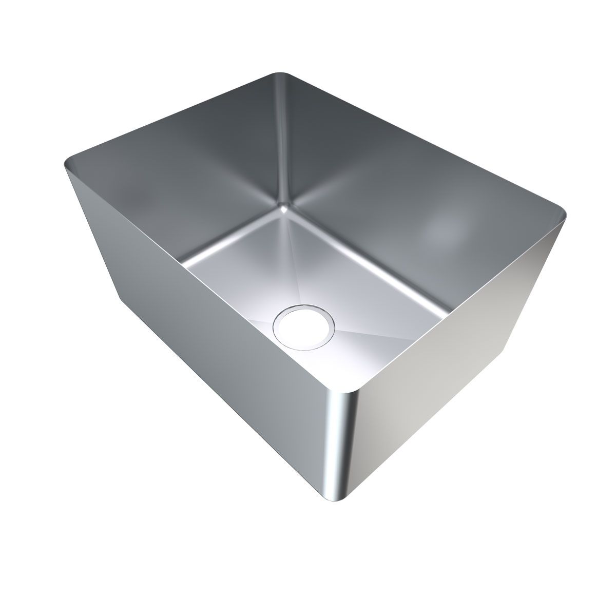 1.2mm Hand Fabricated Sink Bowl, 600x450x250