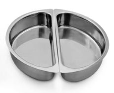 Partition Pan Half Moon/ For Round 5 Ltrs Chafing Dish
