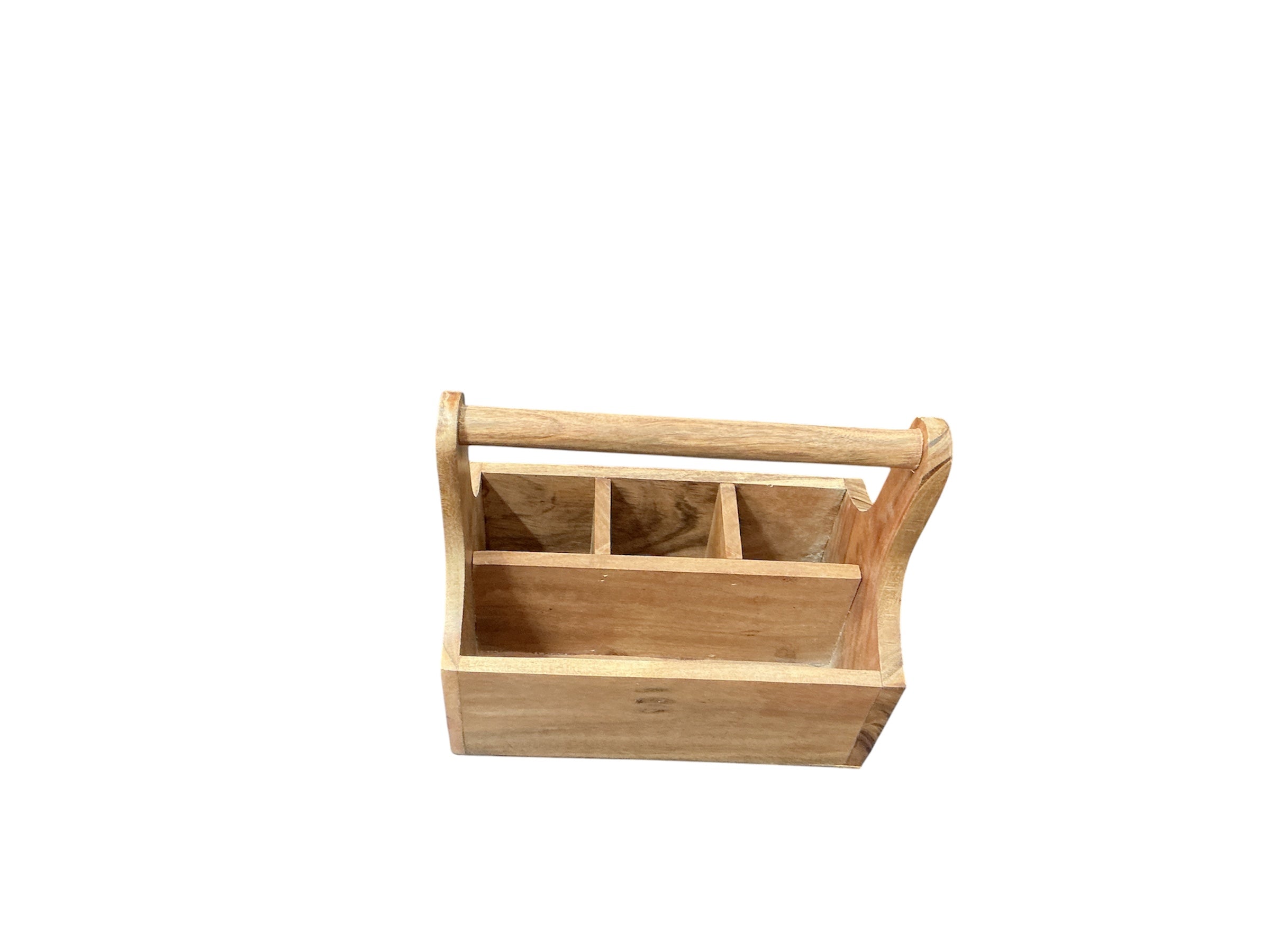 ACCACIA Wooden Caddy 10x6x9 INCH 1 pc