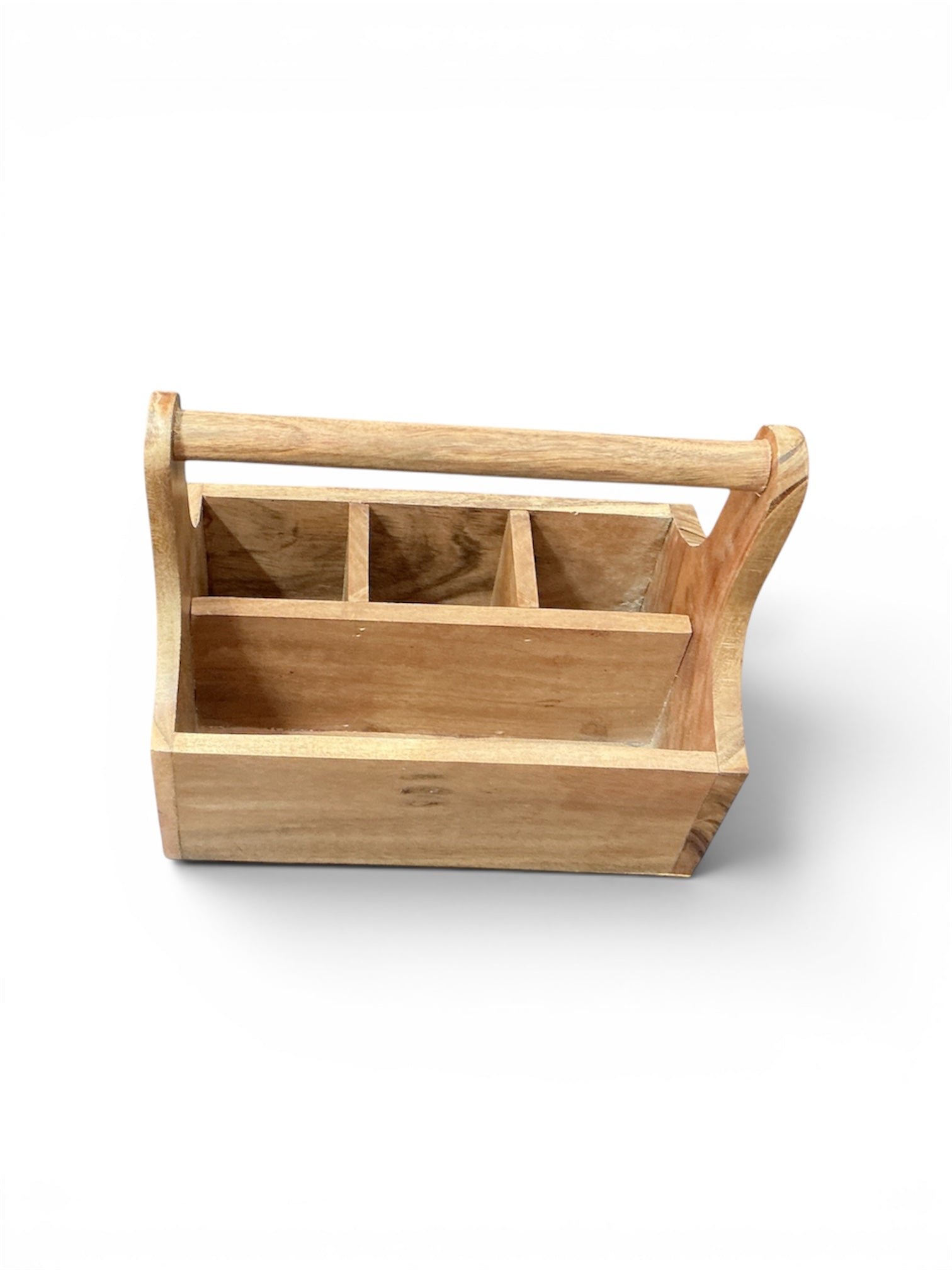 ACCACIA Wooden Caddy 10x6x9 INCH 1 pc