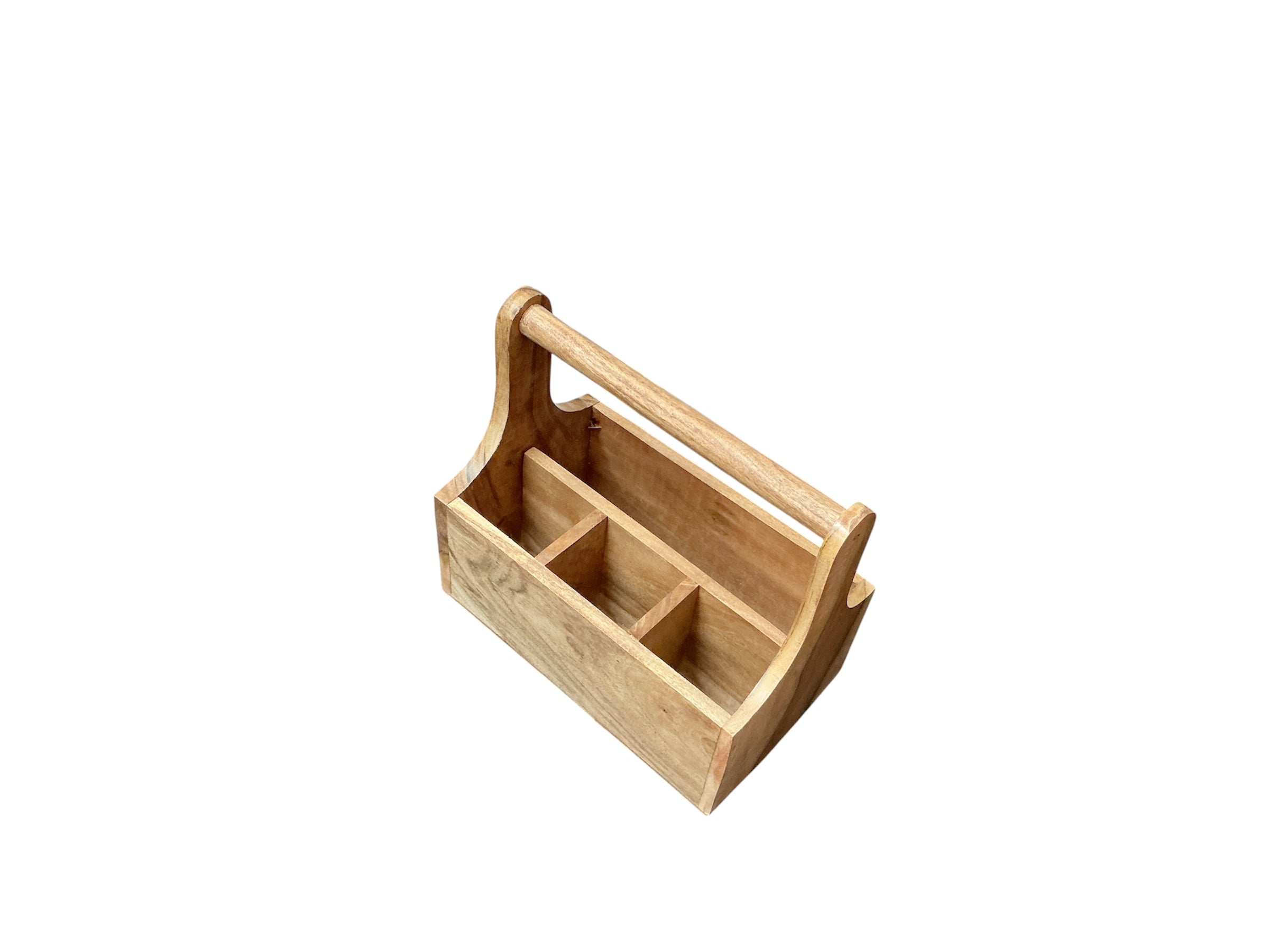ACCACIA Wooden Caddy 10x6x9 INCH 1 pc