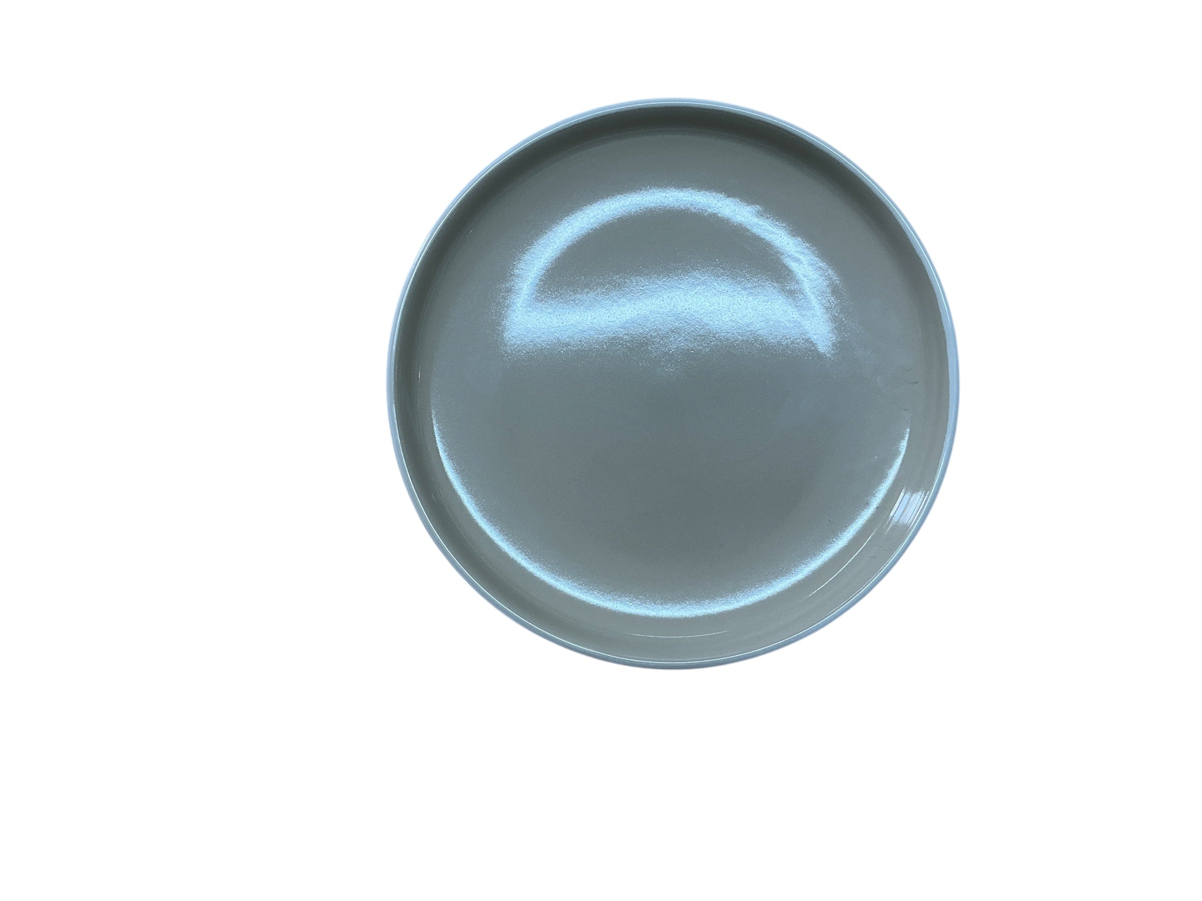 Two Tone Deep Ceramic plate 8" 1pc