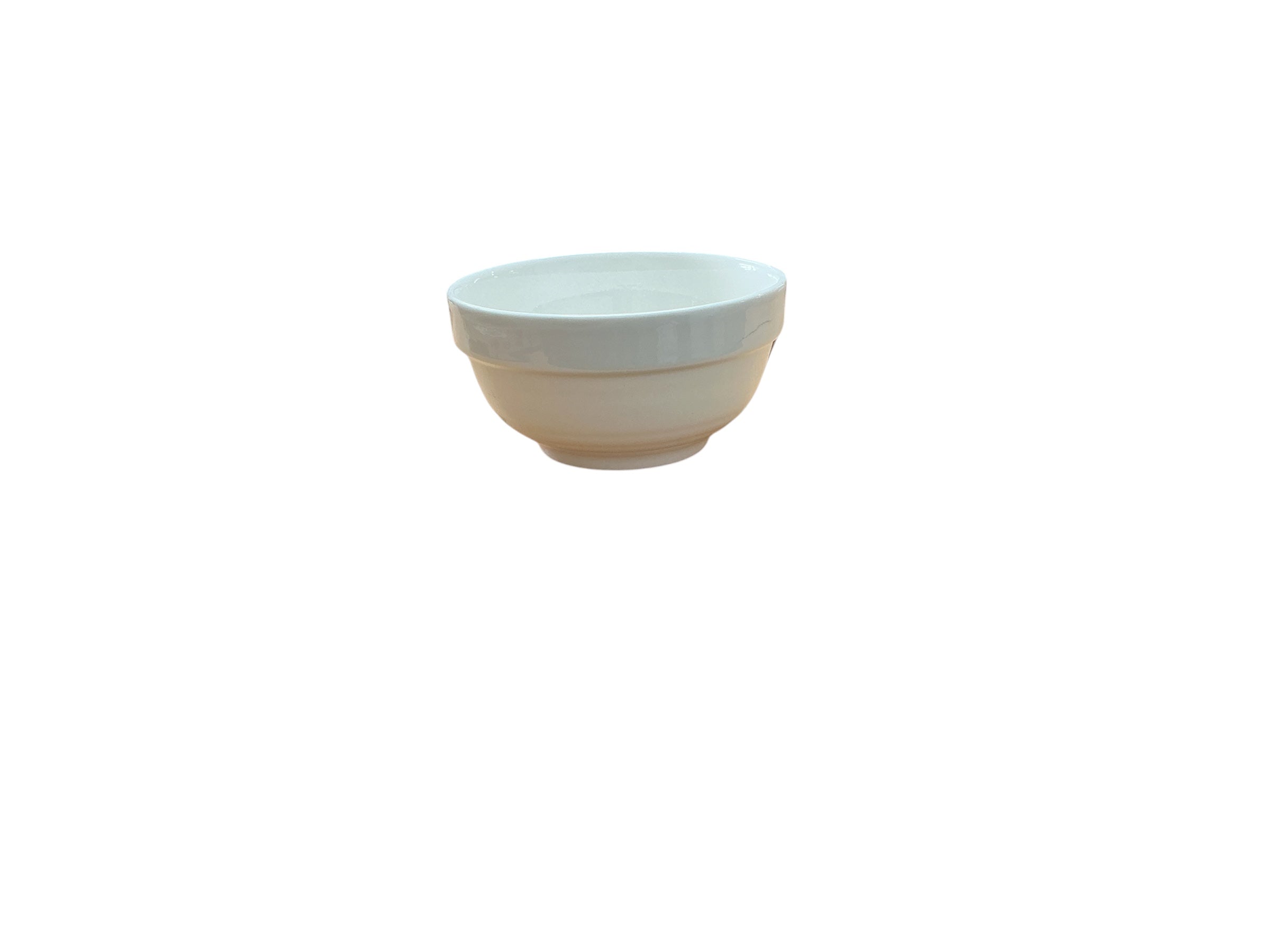 Ceramic bowl White 4" 1PC