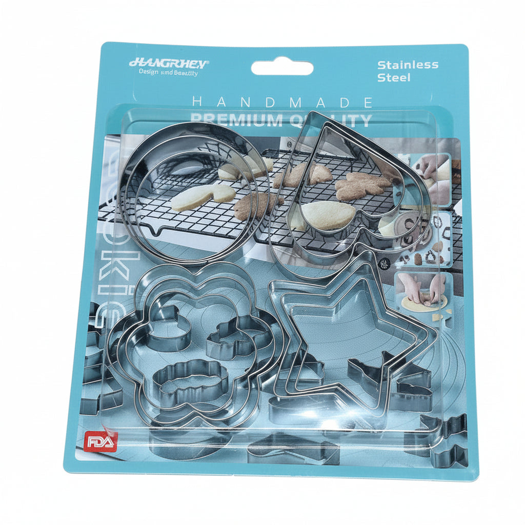 SS Cookie Cutters Assorted Designs 12PCS