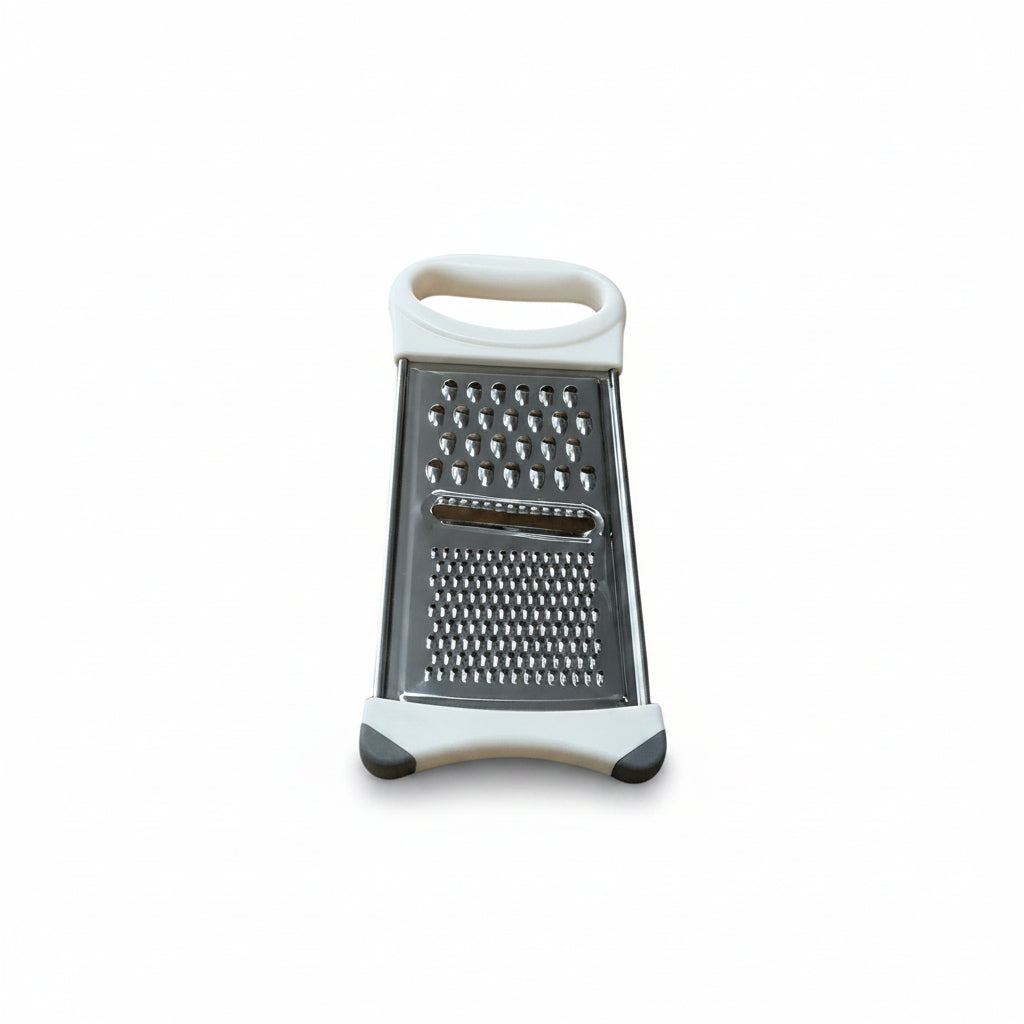 Multifunctional SS Flat Grater With Plastic Handle 1pc