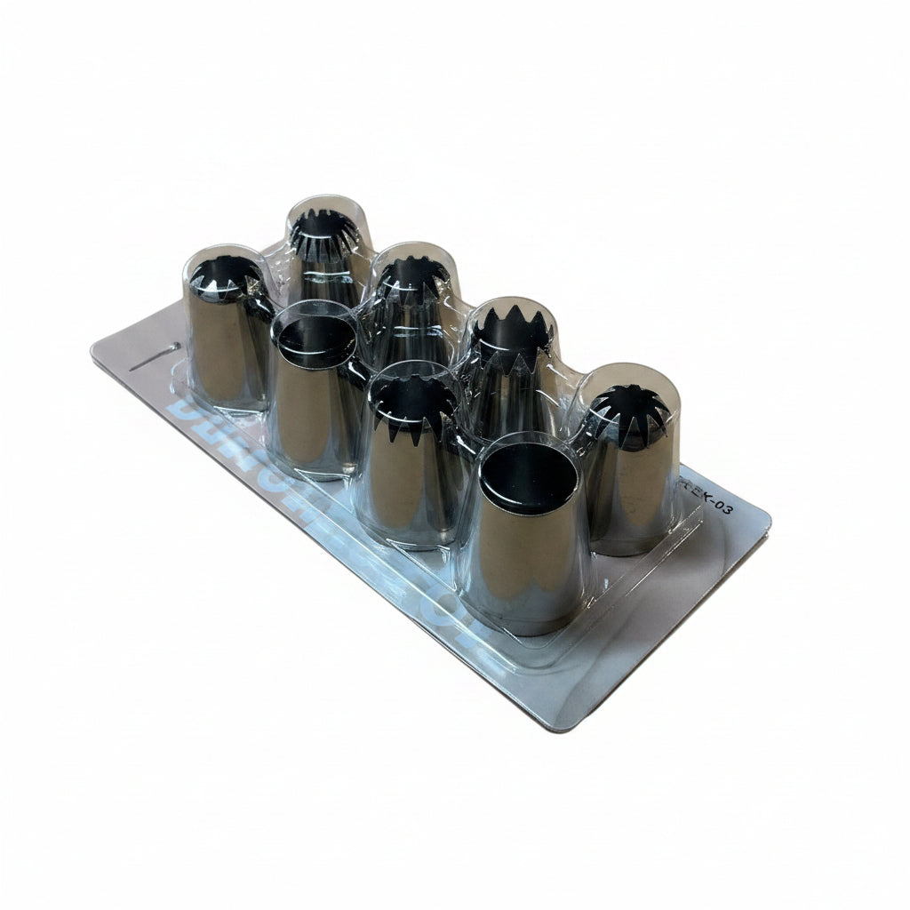 Cake decorating Nozzles Assorted design  8PCS