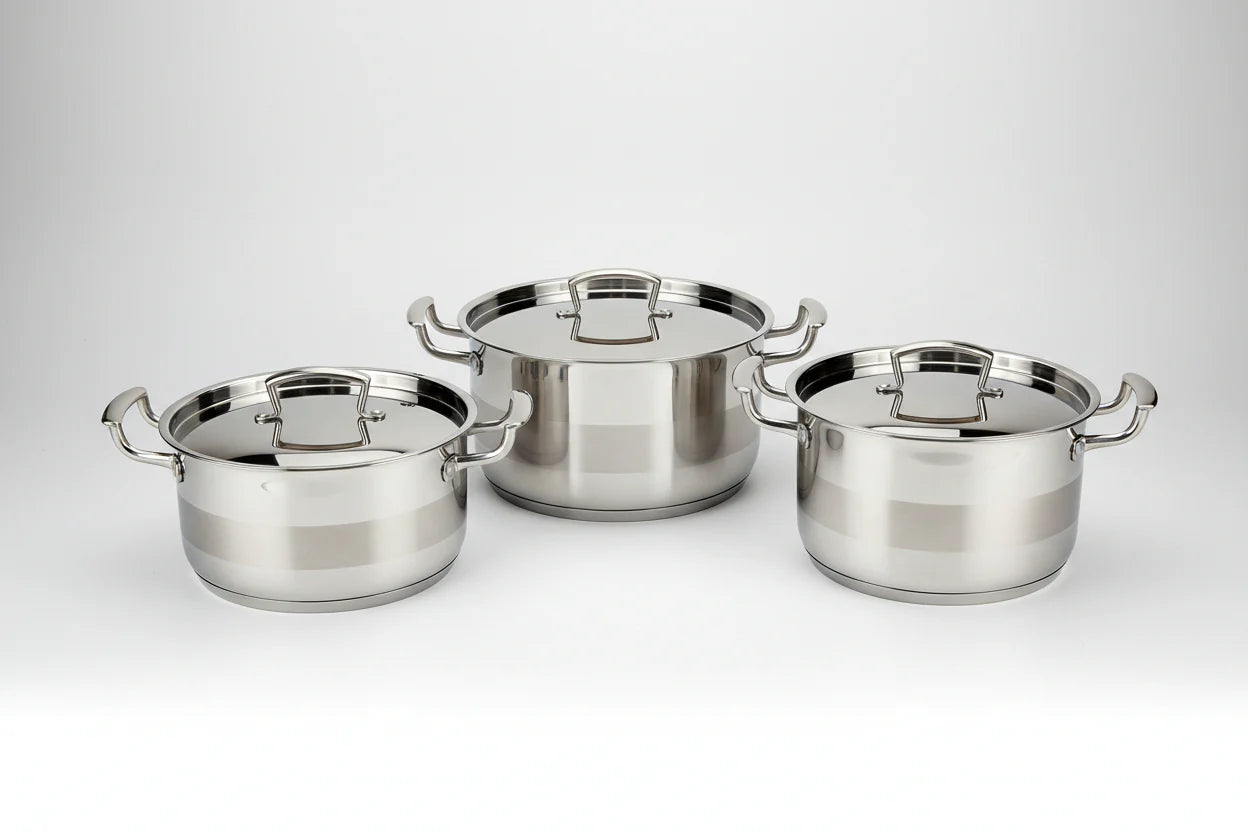 SS Stockpot with SS lid 34cm 1pc