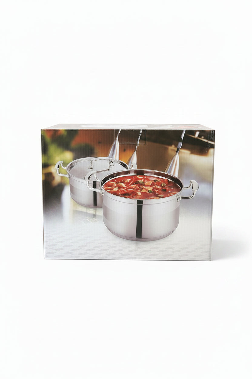 SS Stockpot with SS cover 18cm 1pc