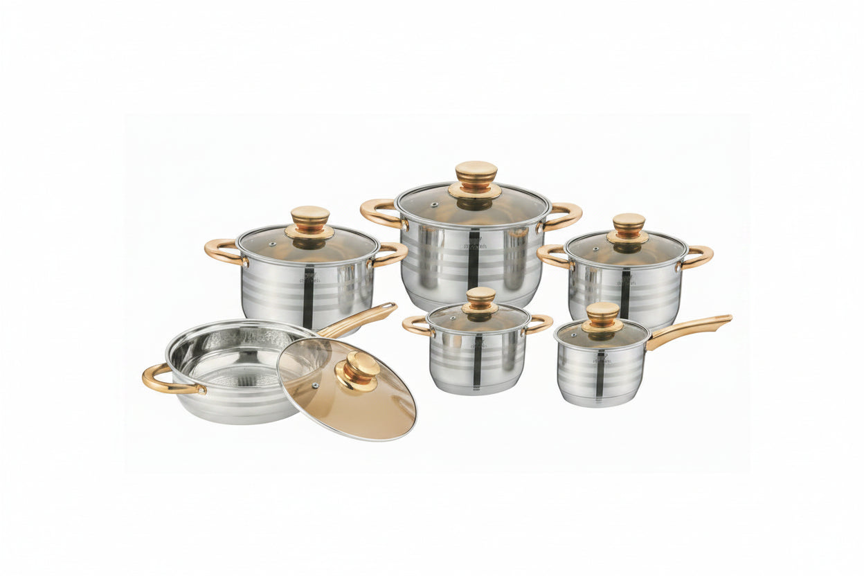 SS Stockpot with Glass lid 16cm