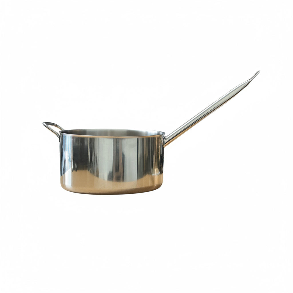SS HD Sauce Pot With handle 2mm Thickness 280mm X 140mm (8Ltr)