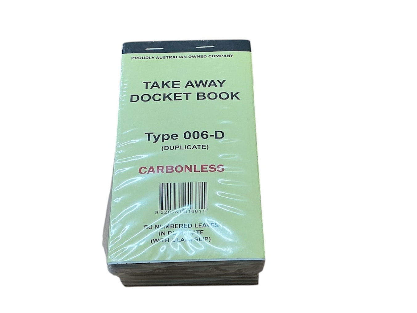 Take away Docket Book Duplicate Carbonless 50 no. 1pc
