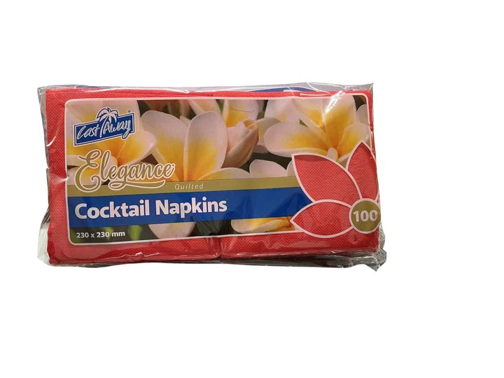 Cocktail Napkin RED 100PK