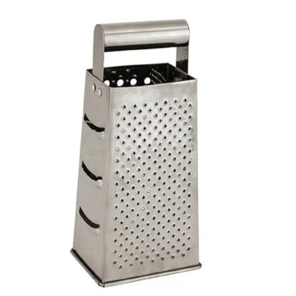 SS Heavy Duty Grater 9" 4 sides With Pipe Handle 1pc