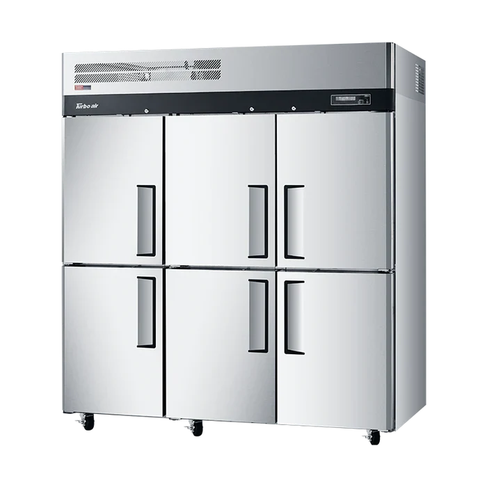 Turbo Air KRF65-6- N(HC) 4 Half Door Fridge 
2 Half Door Freezer