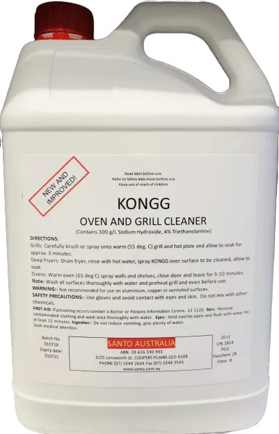 Kongg Oven and Grill cleaner 20Lt