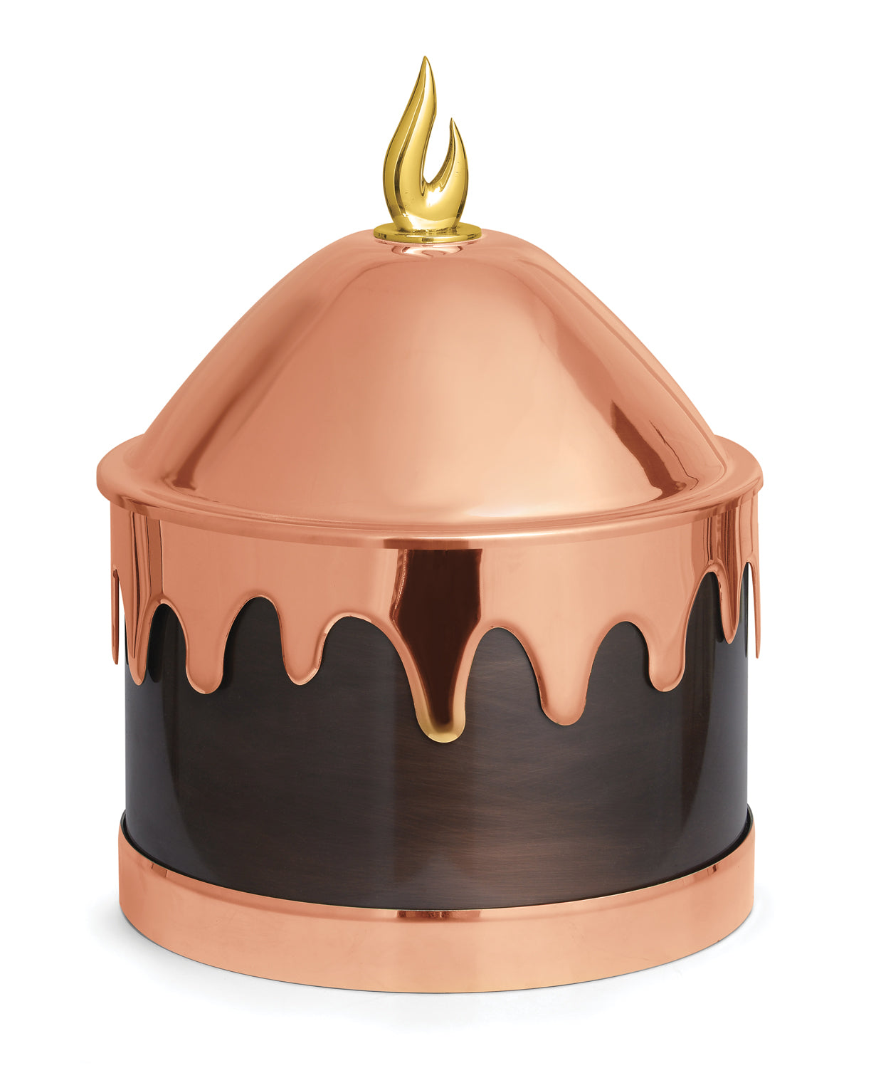 Stainless Steel Round Candle Shape Chafing Dish with Conical Lid