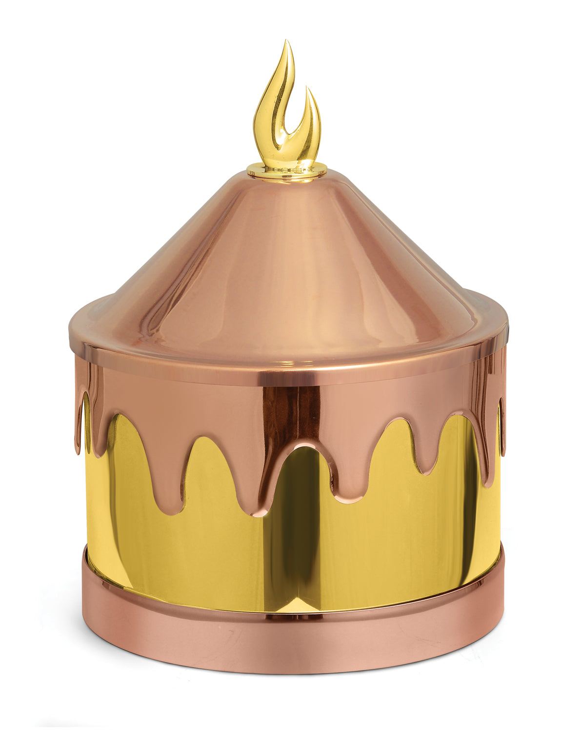 Stainless Steel Round Candle Shape Chafing Dish with Conical Lid