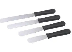 SS Spatula Slimline With Black Handle 5.5"(14 cm)
