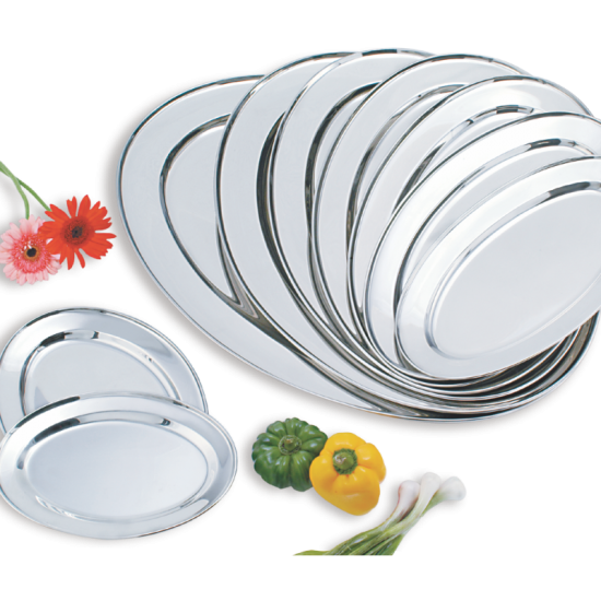 Stainless Steel Oval Platter 26" 65 Cm (0.7 Mm) Thickness