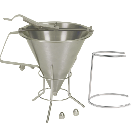 Piston Funnel With Wire Stand 1pc