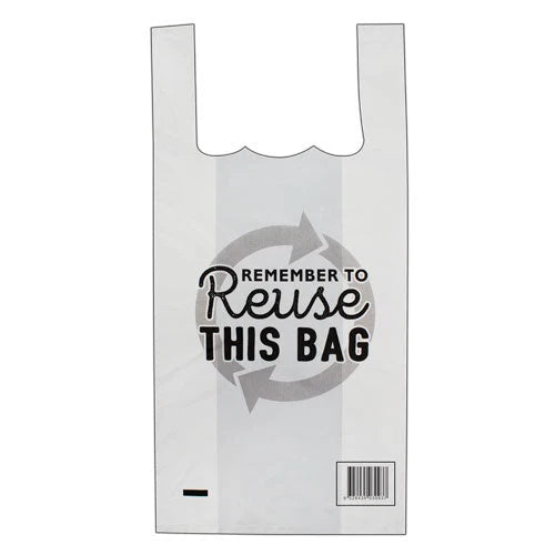 PRINTED Reusable carry Bags- SMALL 100pk