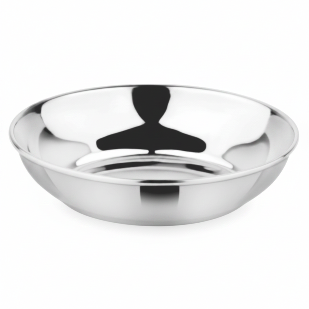 SS Heavy Duty Pudding/ dessert Plate 5.5 inch