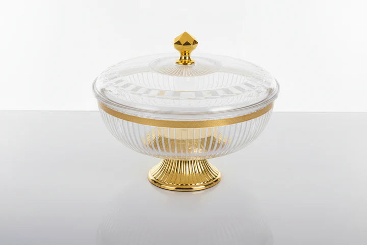 Cake/Dessert display Stand with Clear plate  33*24.5cm 1pc