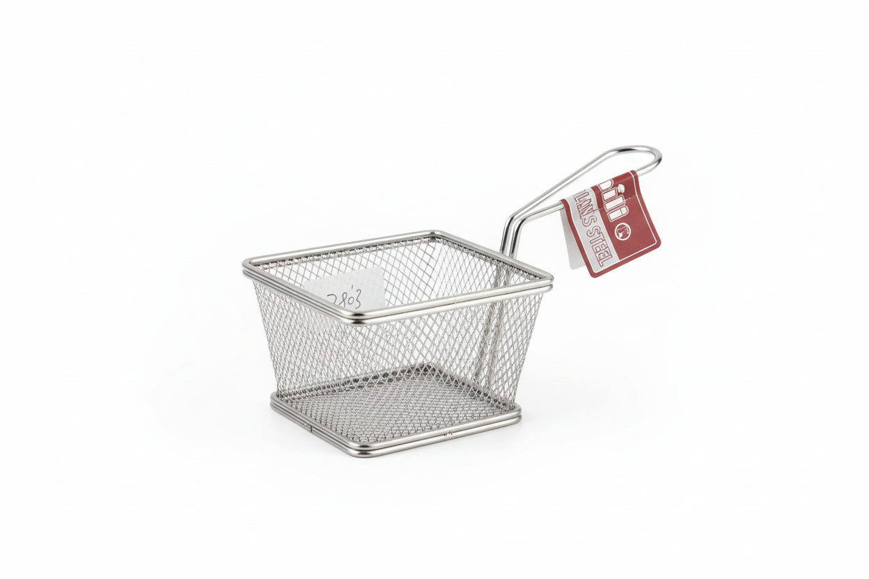 Stainless Steel Serving Basket 10*8*7.3