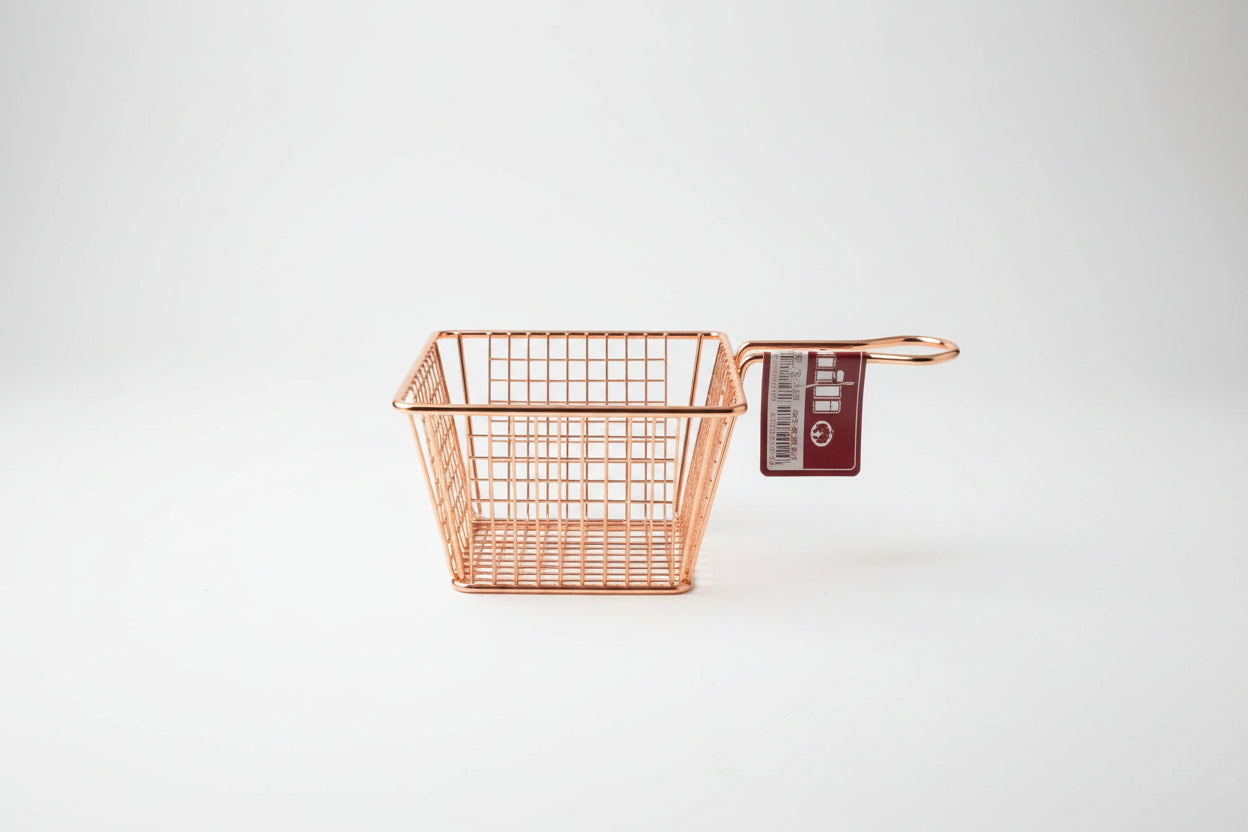 Rose Gold Mini Serving Basket/ chips basket 1pc