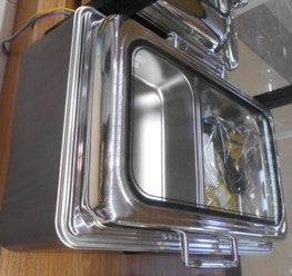 Chafing dish 15L with glass lid Electric and with remote control temperature