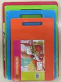 PP Chopping Board MIX Color With Handle - 37.5*23.5*0.8 1Pc