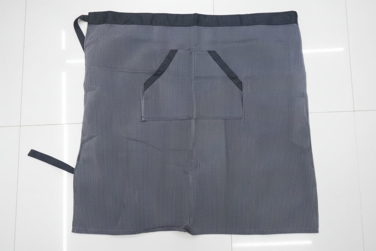 Chef Apron Bib Classic with Pockets 70*70cm Fabric - BLUE Lined 1pc