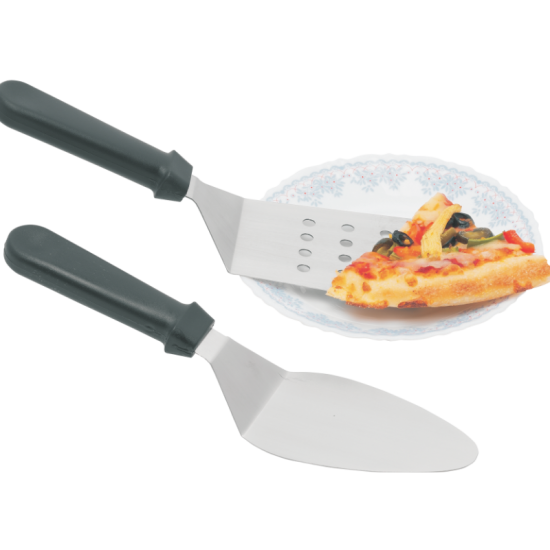 SS Pizza Server With Plastic Handle 11.3/4"
