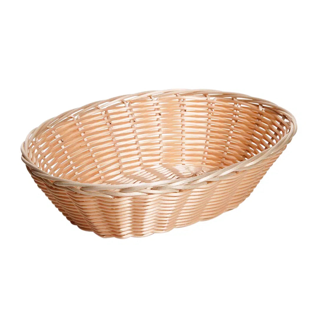 Basket Oval Plastic Ratten 230mm