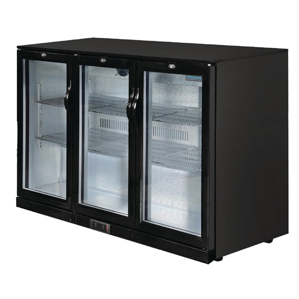 Polar G-Series Back Bar Cooler with Hinged Doors Stainless Steel 330Ltr