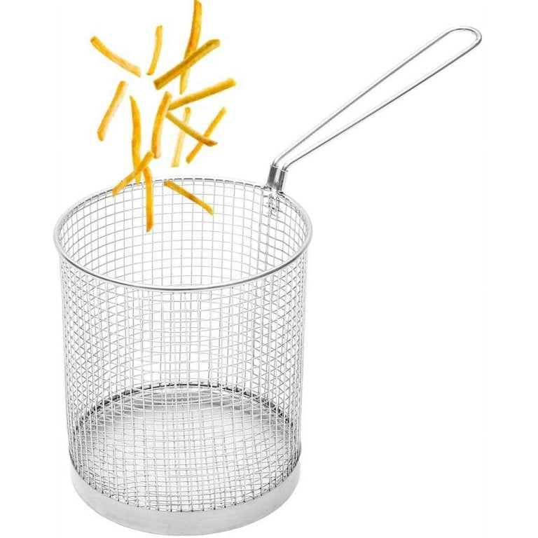 Round Stainless Steel Chips basket 9*9cm 1pc