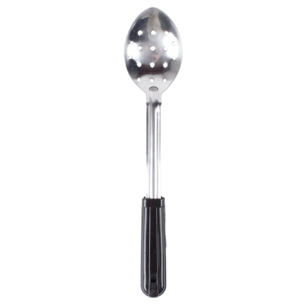 Serving Spoon 29cm Perforated Black Handle
