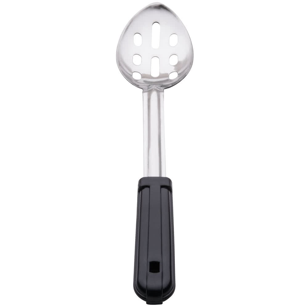Serving Spoon 29cm Slotted Black Handle