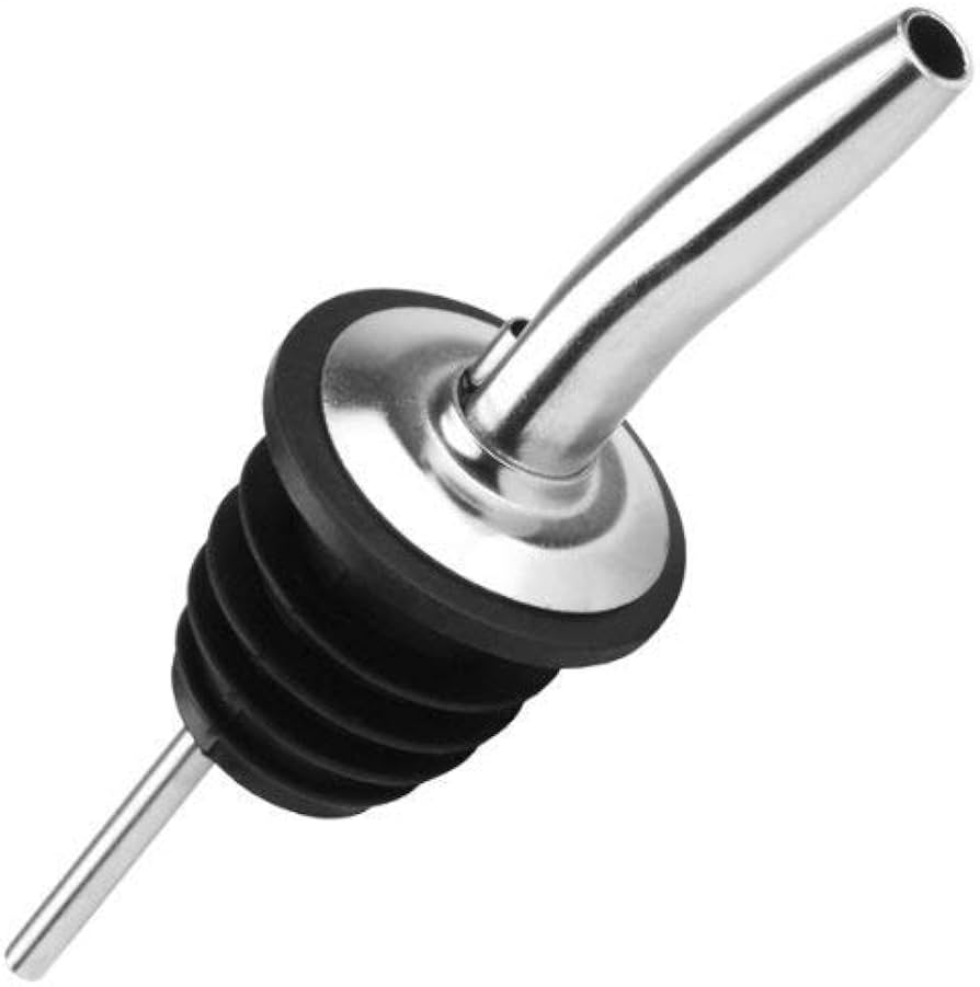 SS Bottle Pourer For Olive Oil Without Welding 1pc